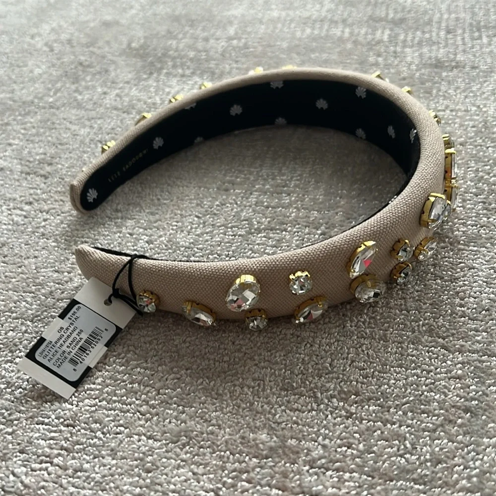 Lele Sadoughi Glittering Crystal Alice Headband